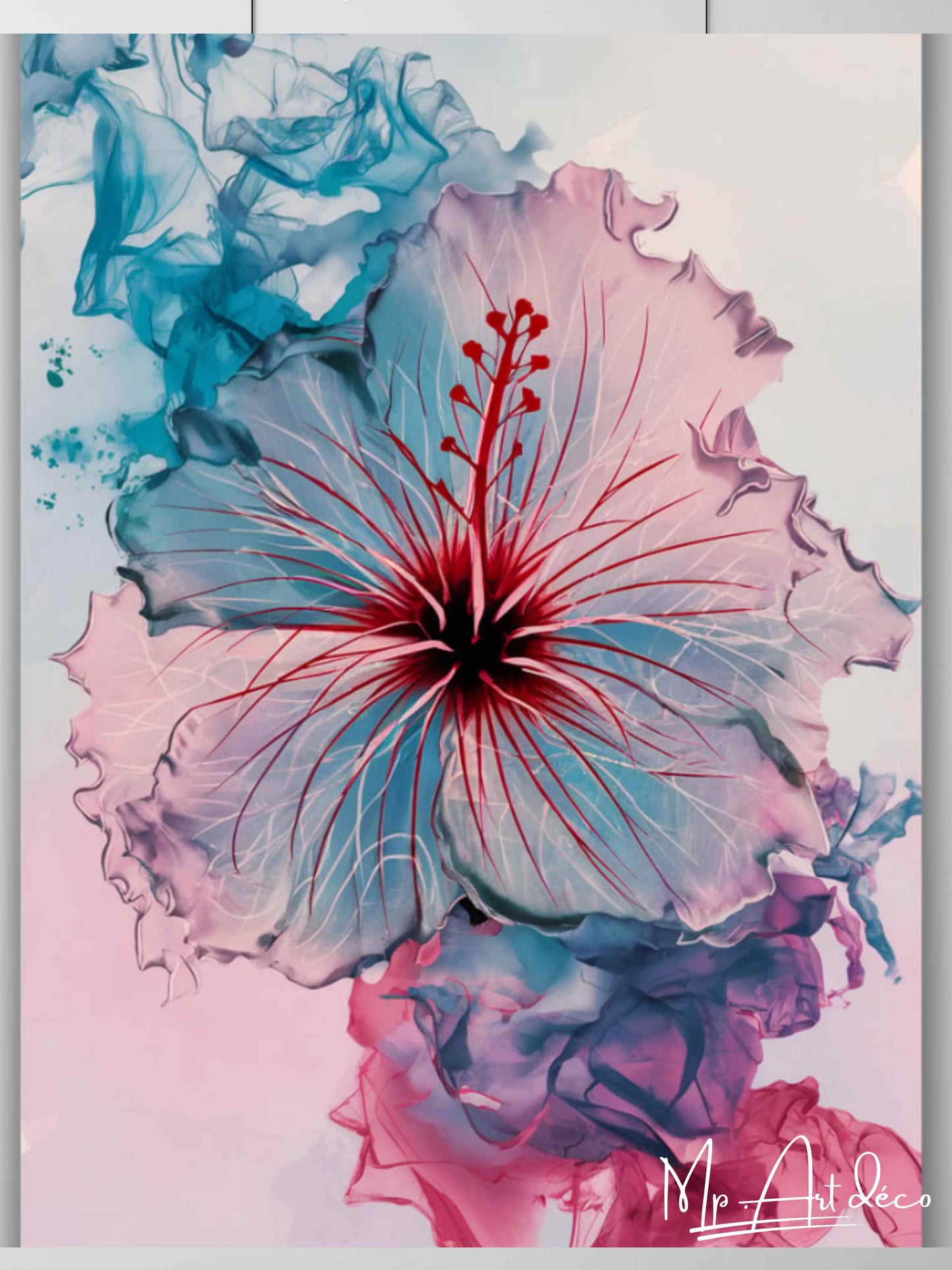 Tableau décoration fleur moderne