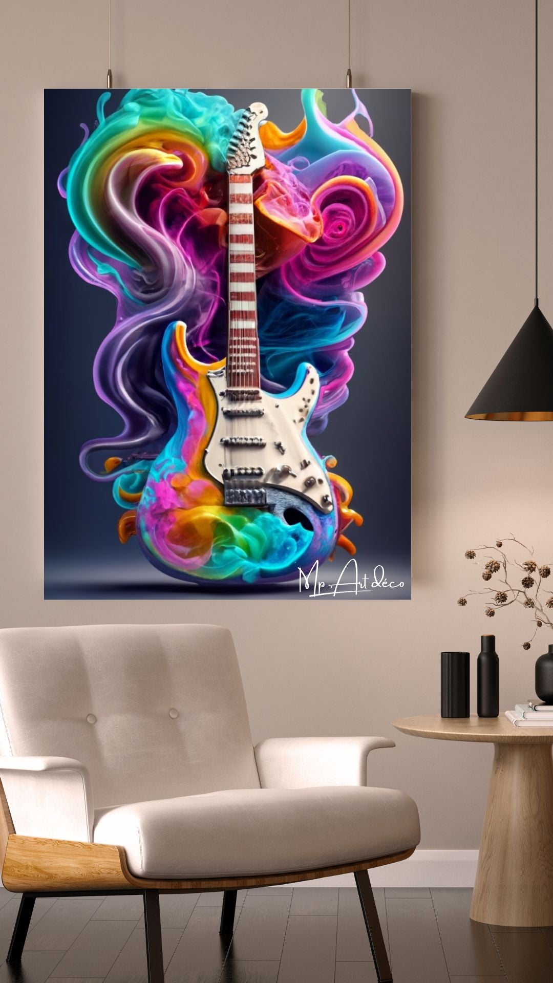 Tableau "Sons de la ville" pop art moderne