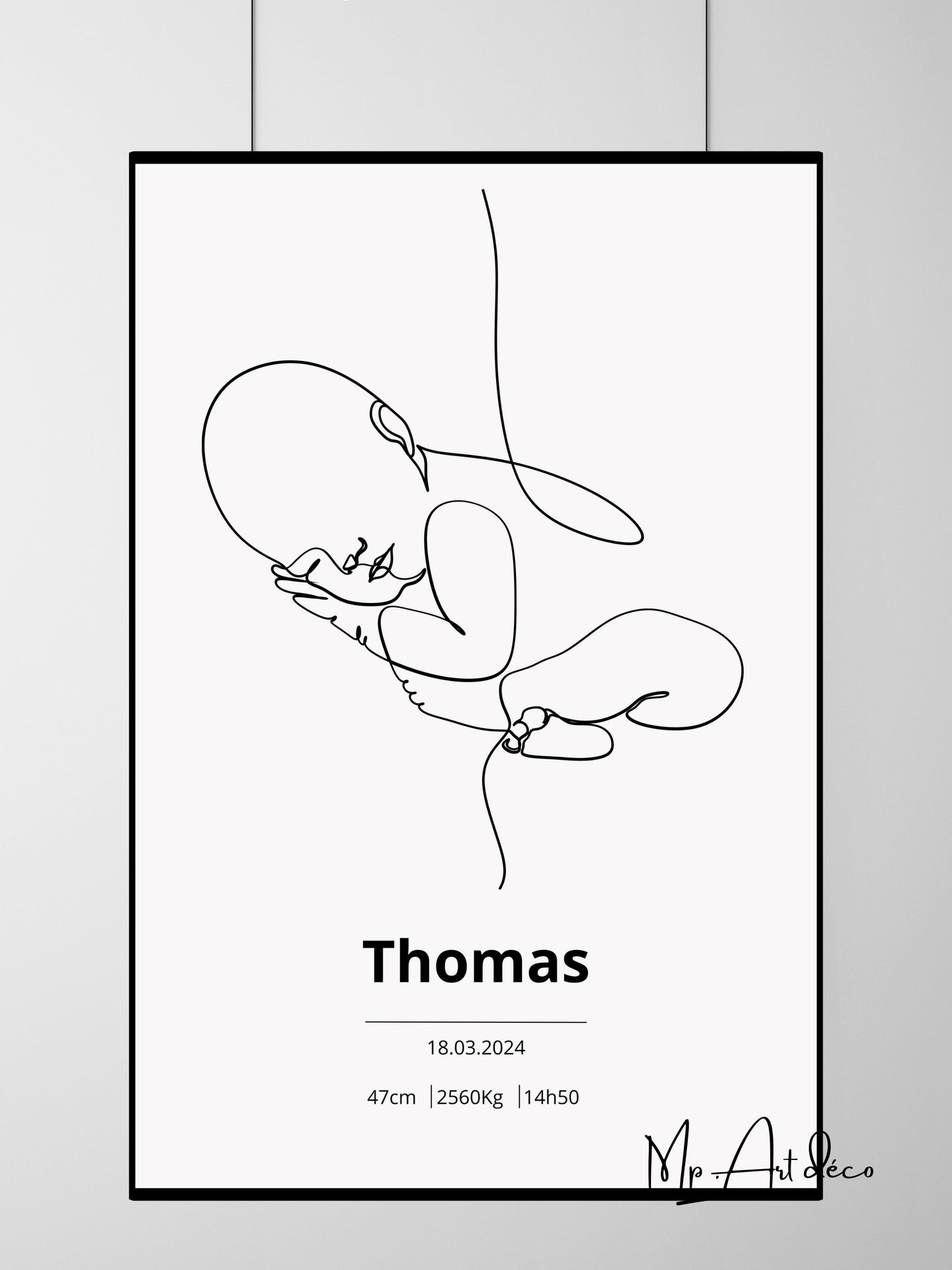 Tableaux one line à personnaliser