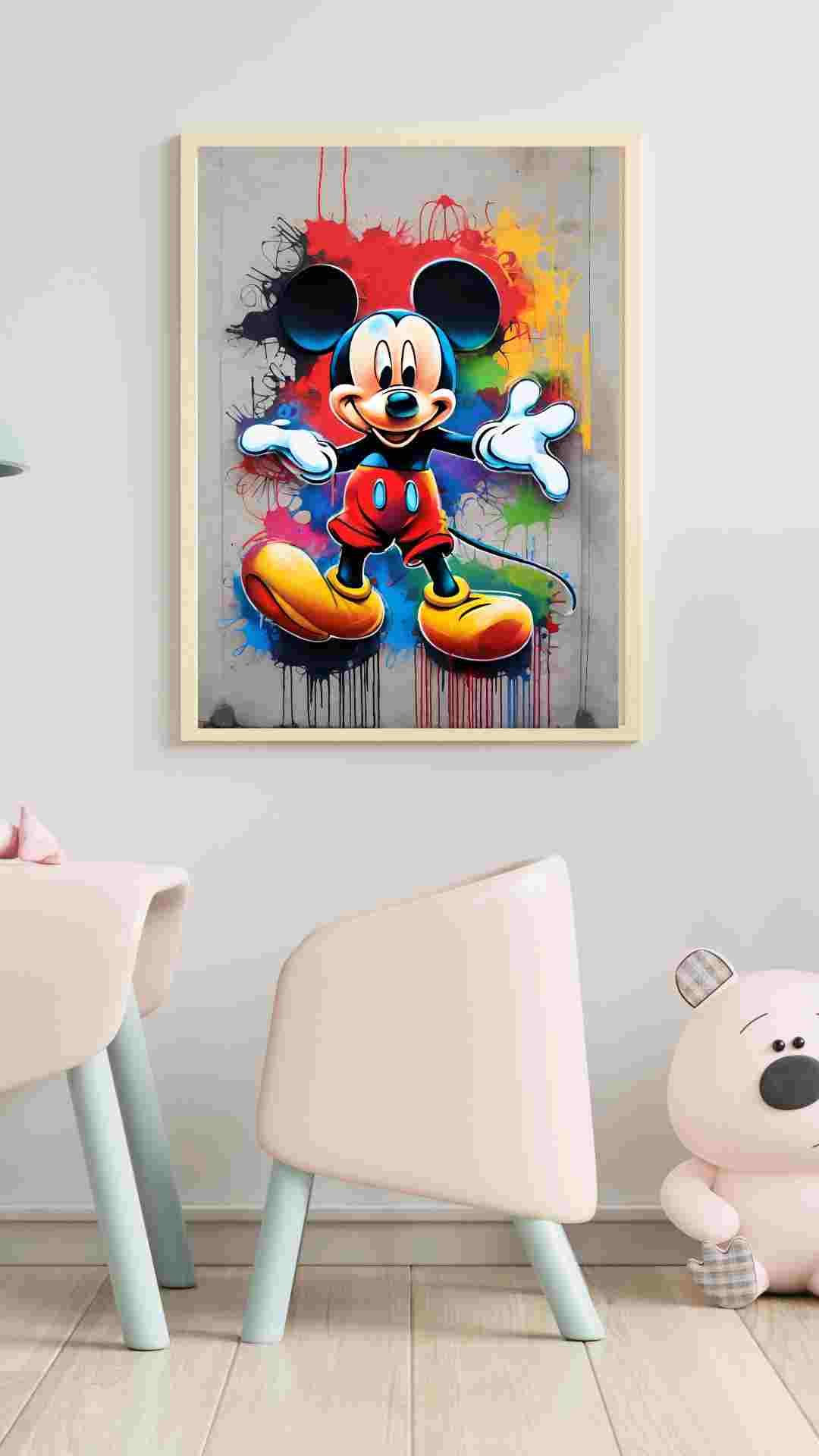 Tableau Mickey street art