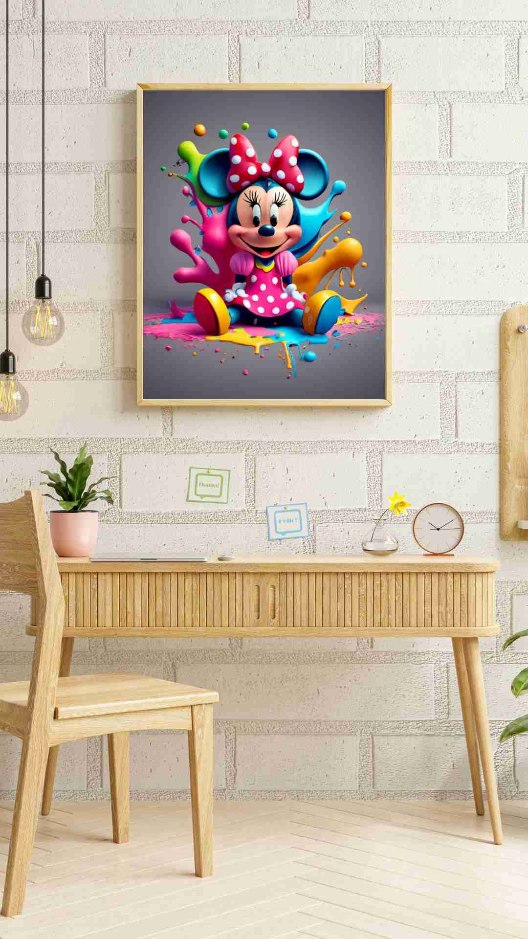 Tableau à personnaliser Minnie Mouse