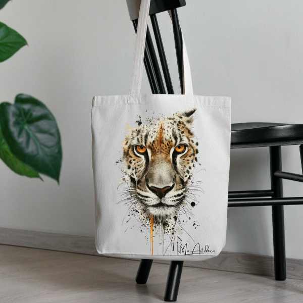 Tote-Bag - Félin peinture