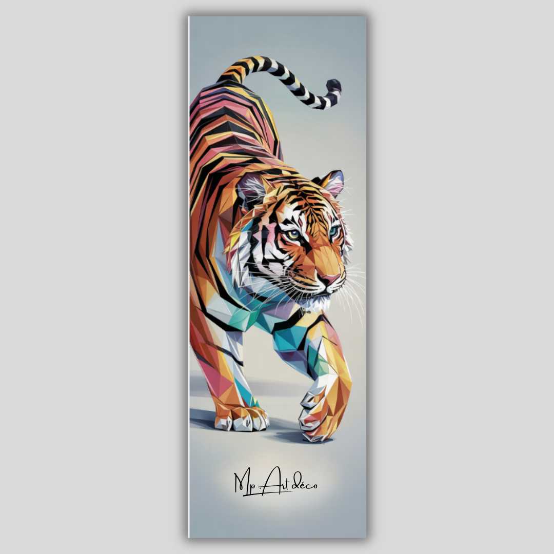 Tableau sur toile – Tigre Géométrique