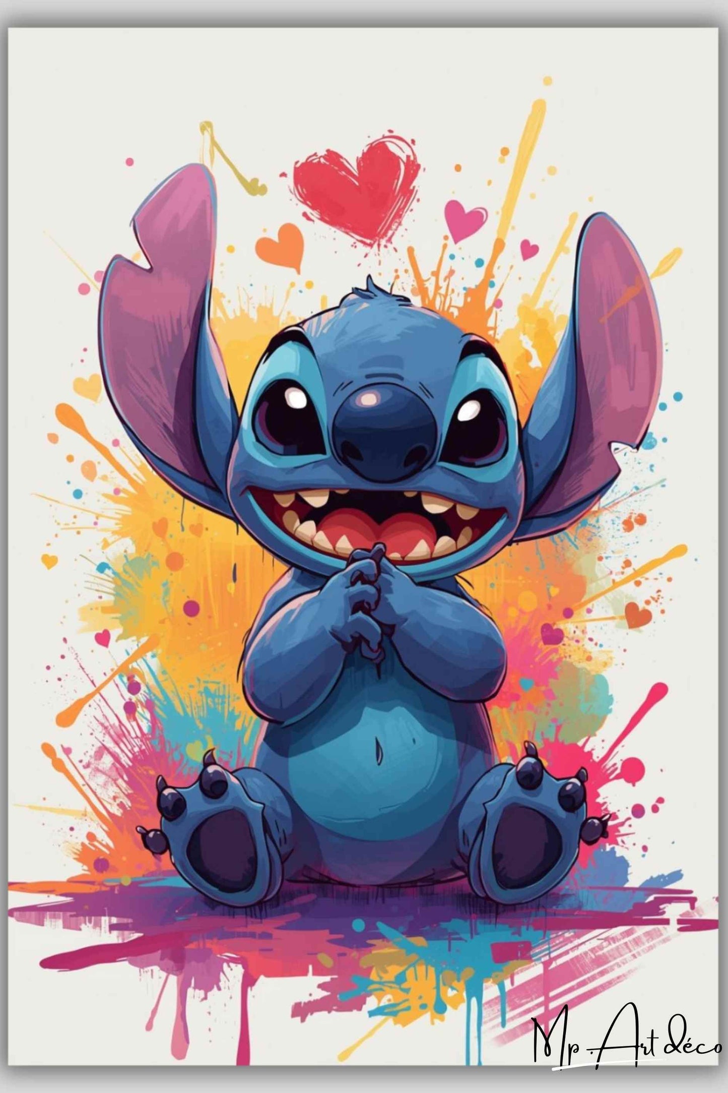 Tableau Stitch street art love