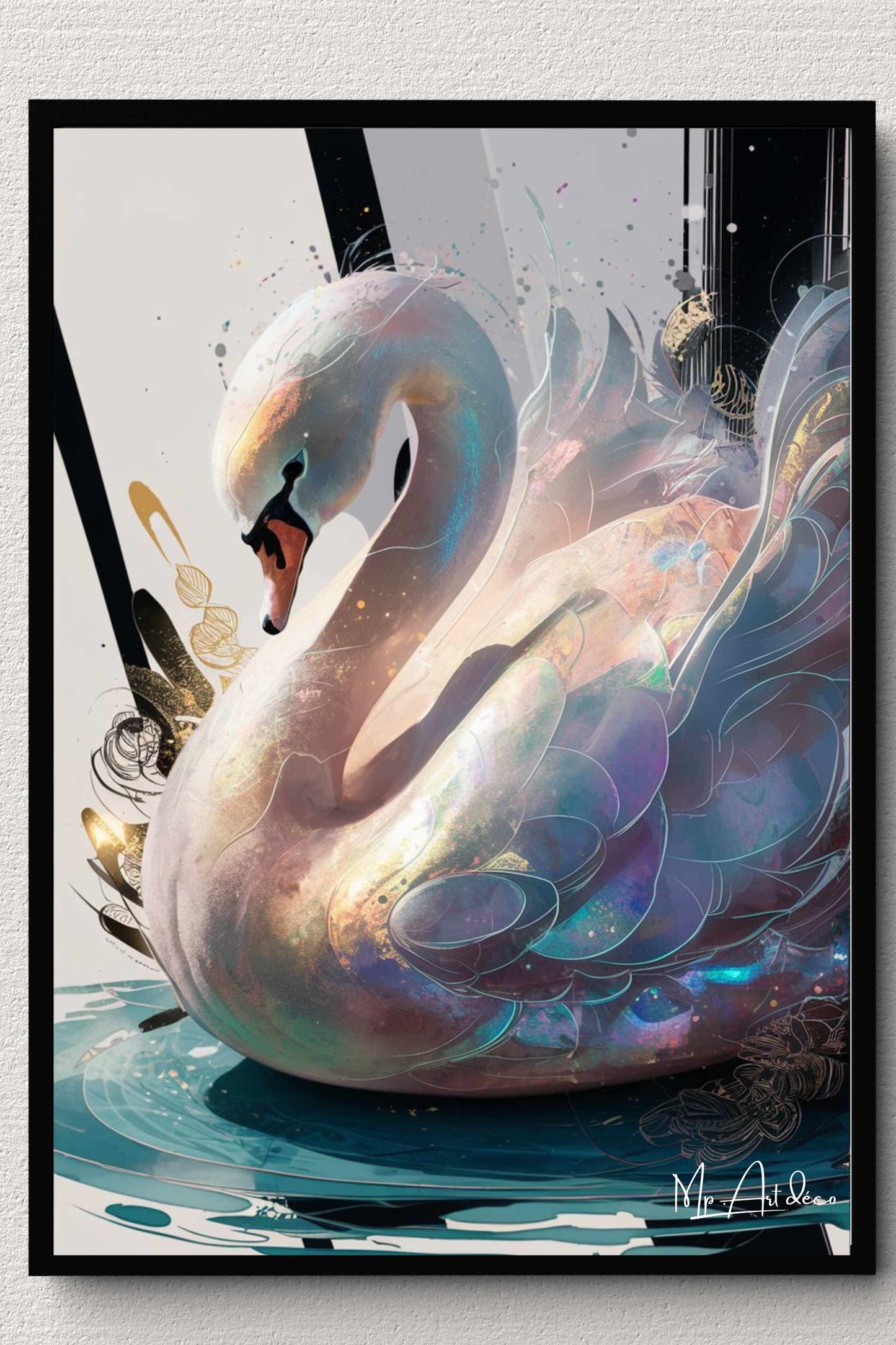 Tableau Cygne blanc
