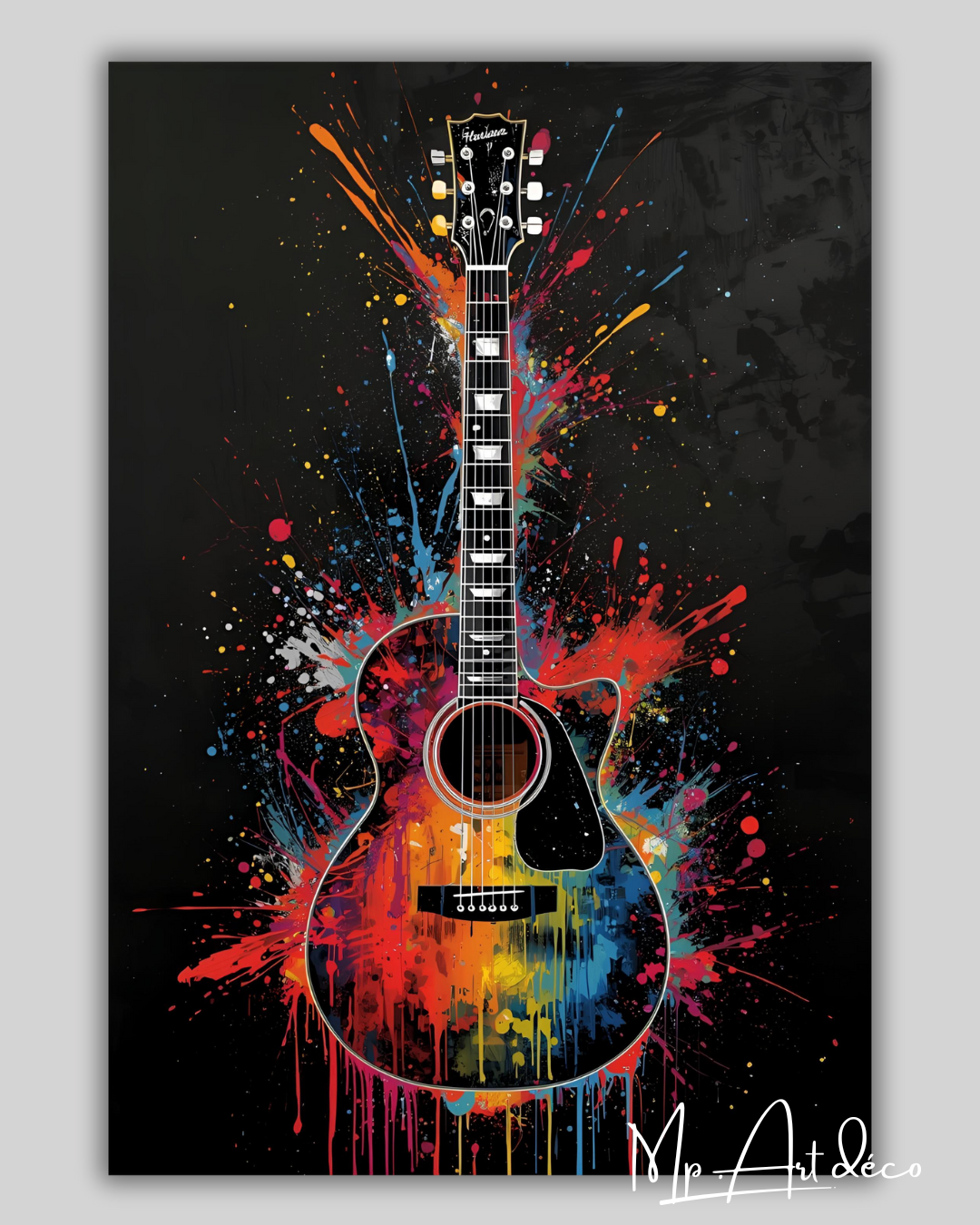 Tableau guitare rock
