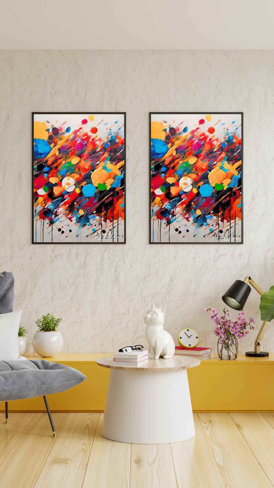 Tableau pop couleurs