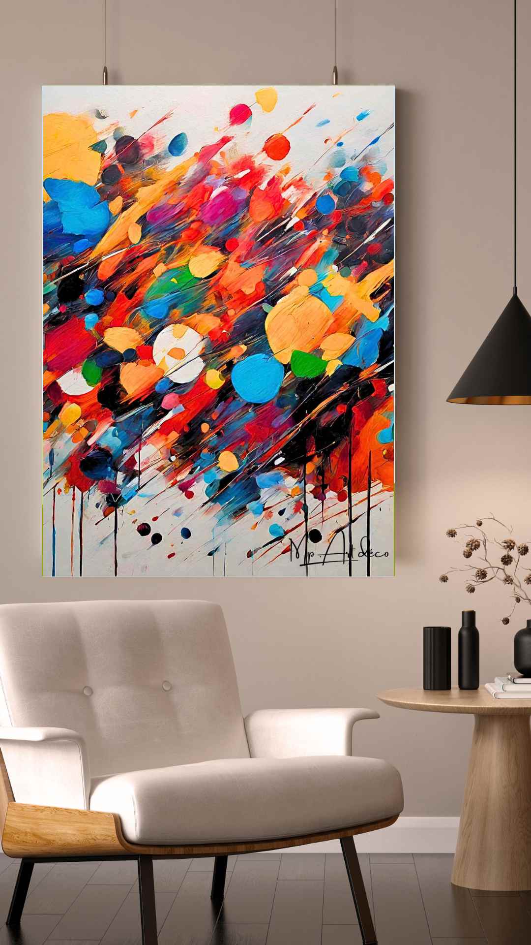 Tableau pop couleurs