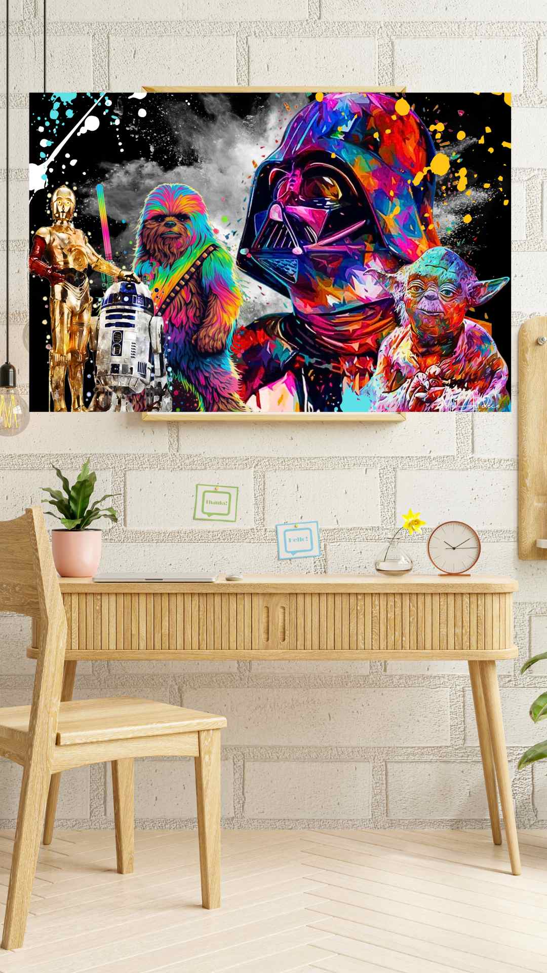 Tableau Star Wars pop art