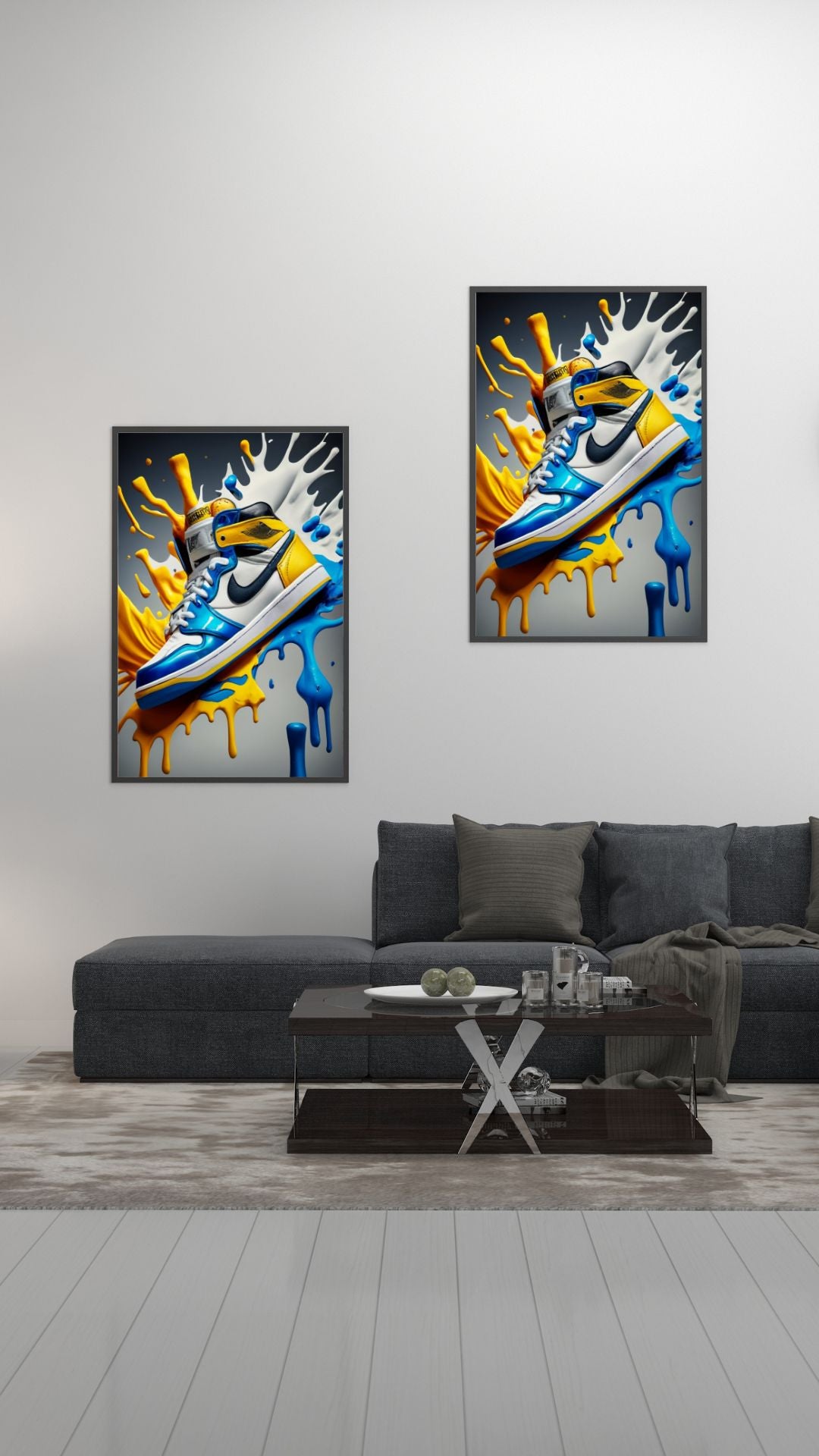 Tableau Nike Jordan street art