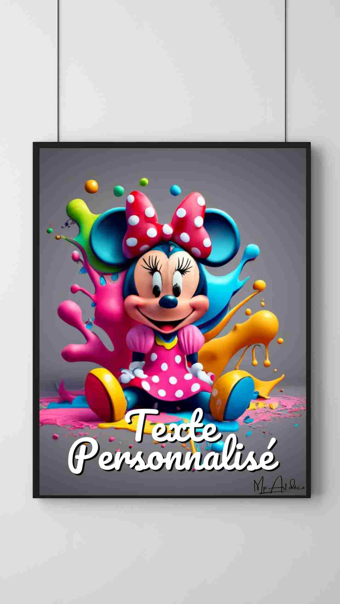 Tableau à personnaliser Minnie Mouse