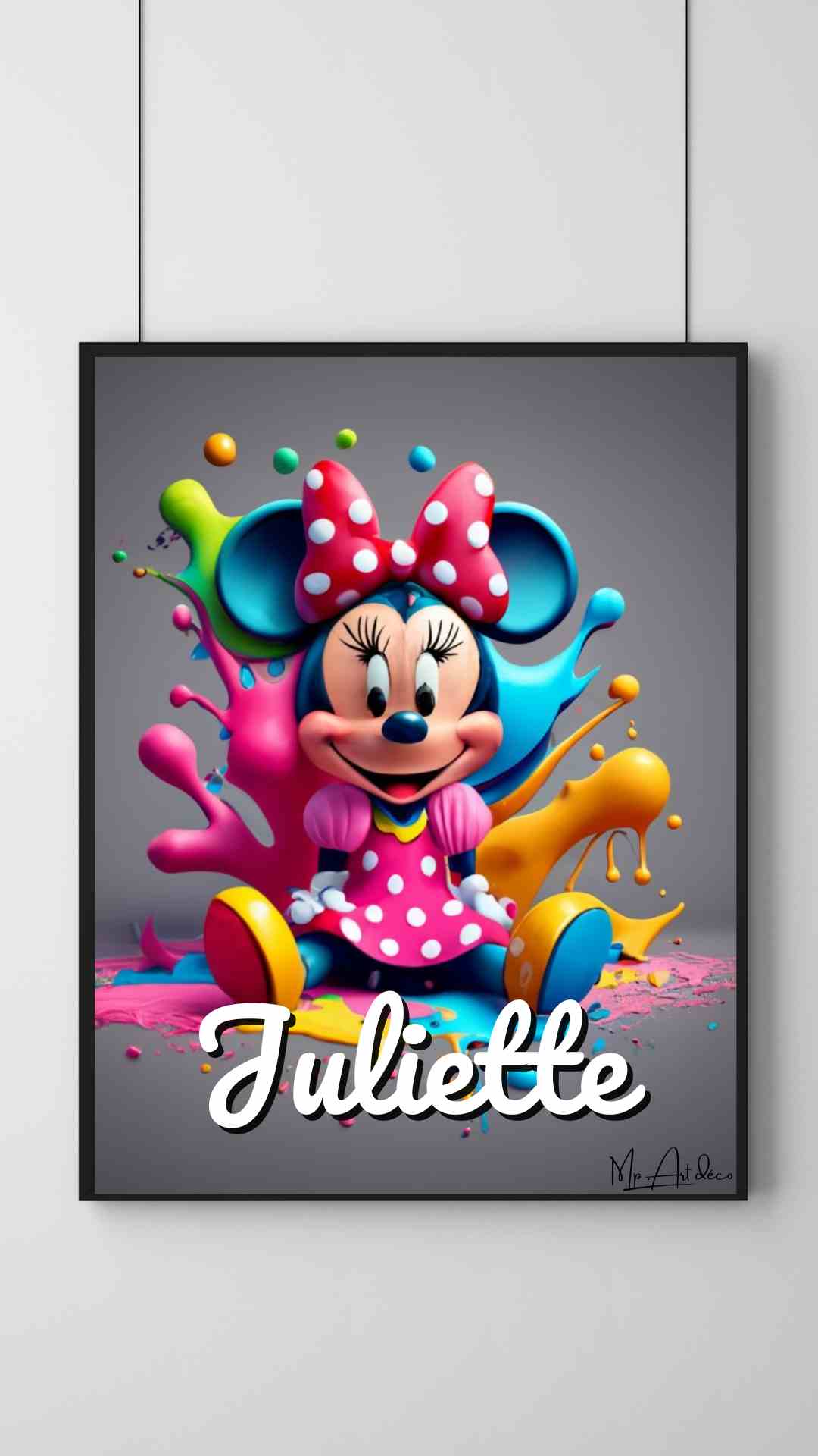 Tableau à personnaliser Minnie Mouse