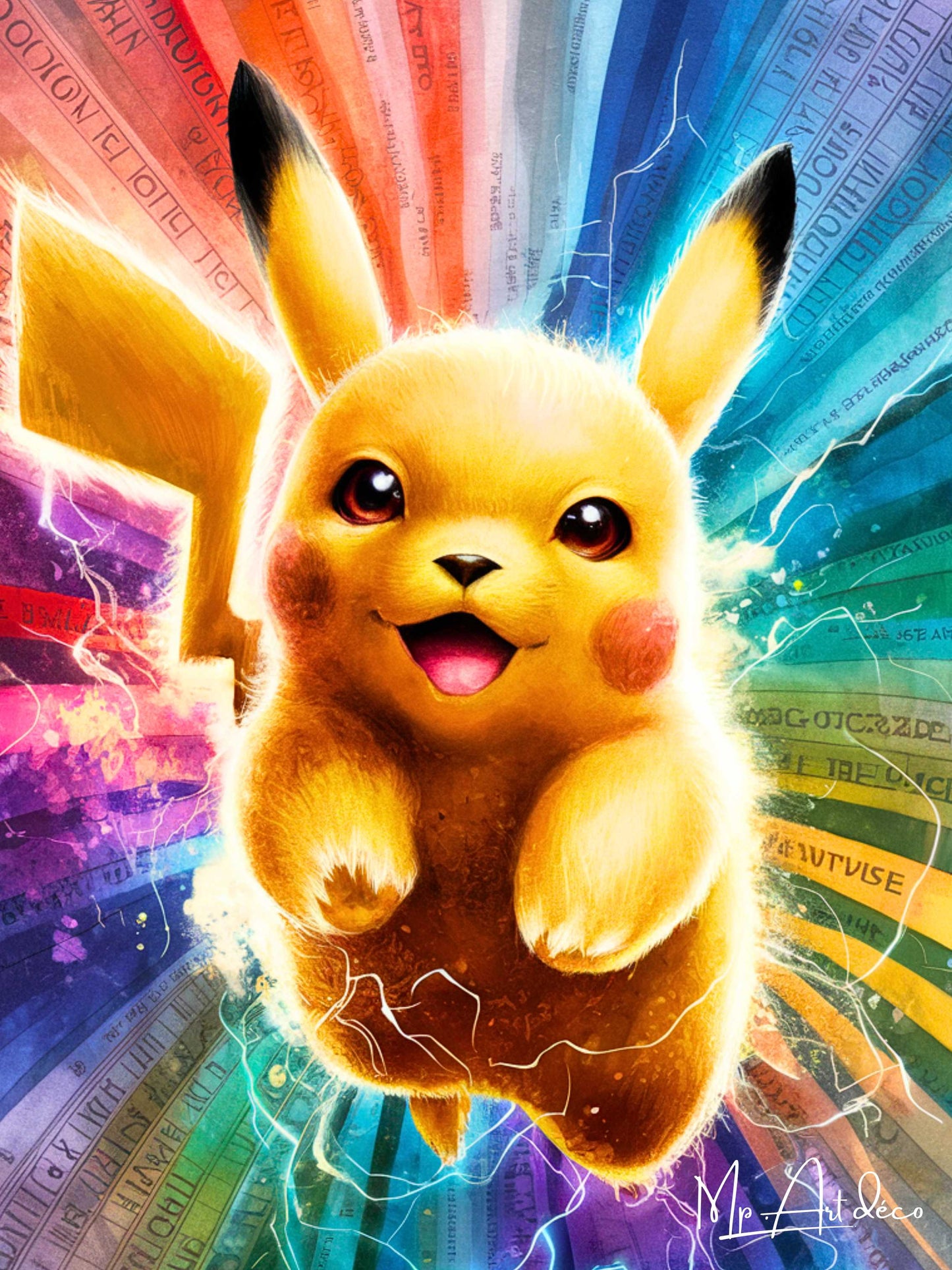 Tableau décoration Pokémon Pikachu