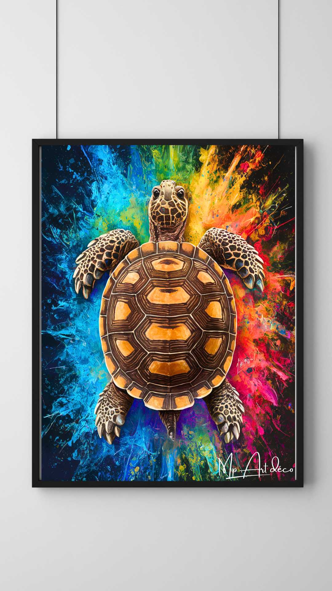 Tableau sur bois - Tortue Marine Tableau sur bois - Tortue Marine