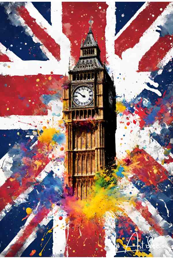Tableau Londres Big Ben