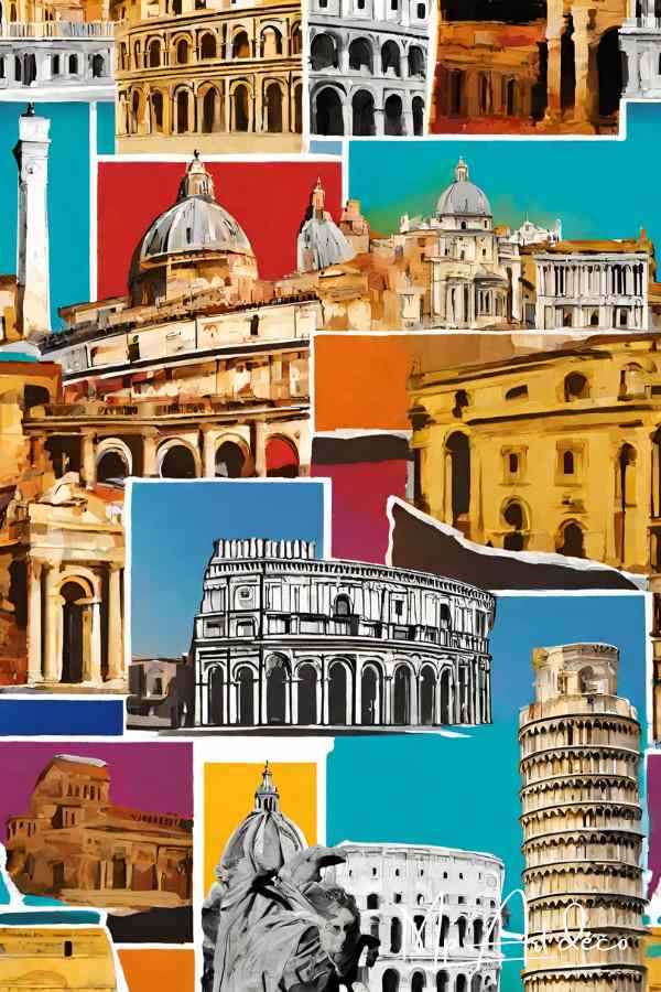 Tableau monuments Italie