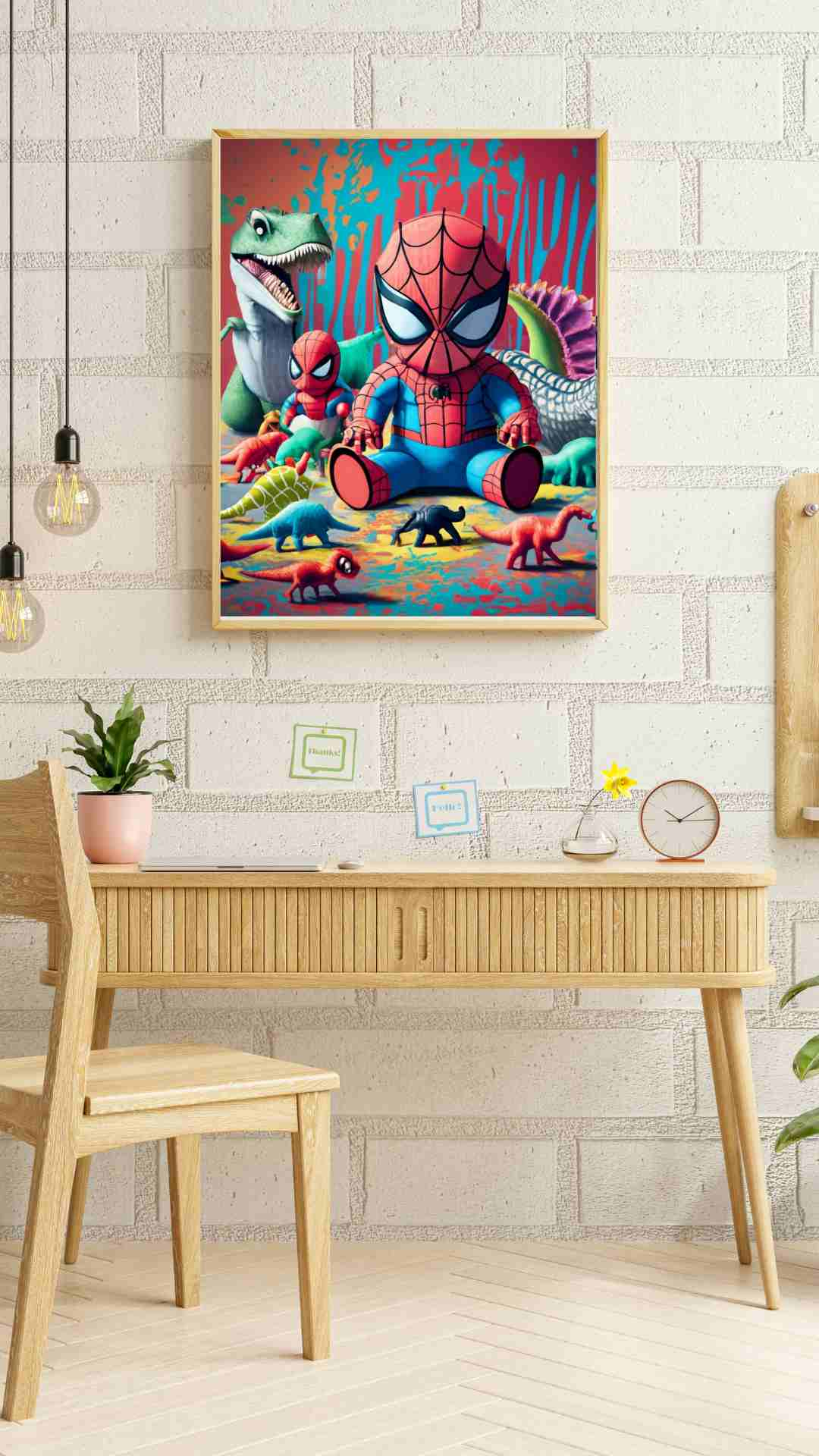 Tableau Bébé Spider-Man