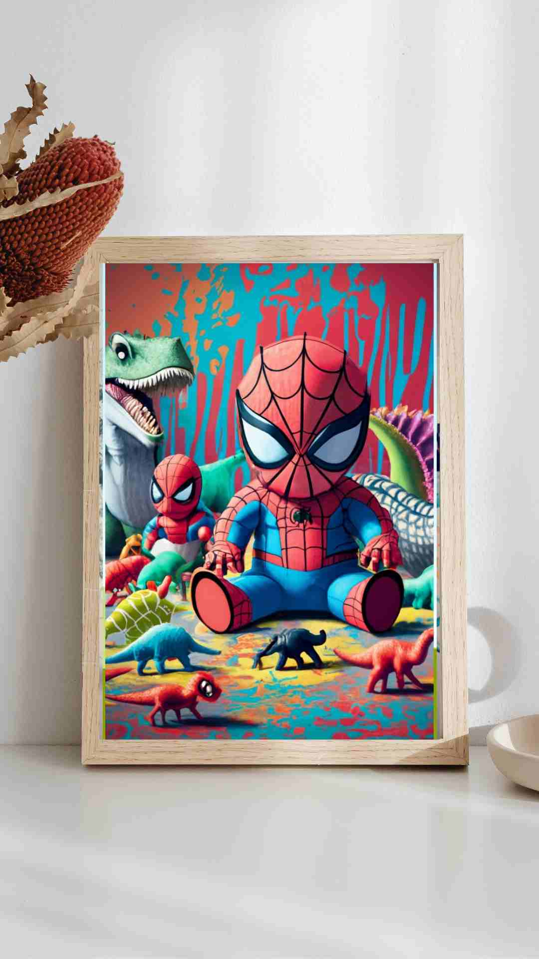 Tableau Bébé Spider-Man