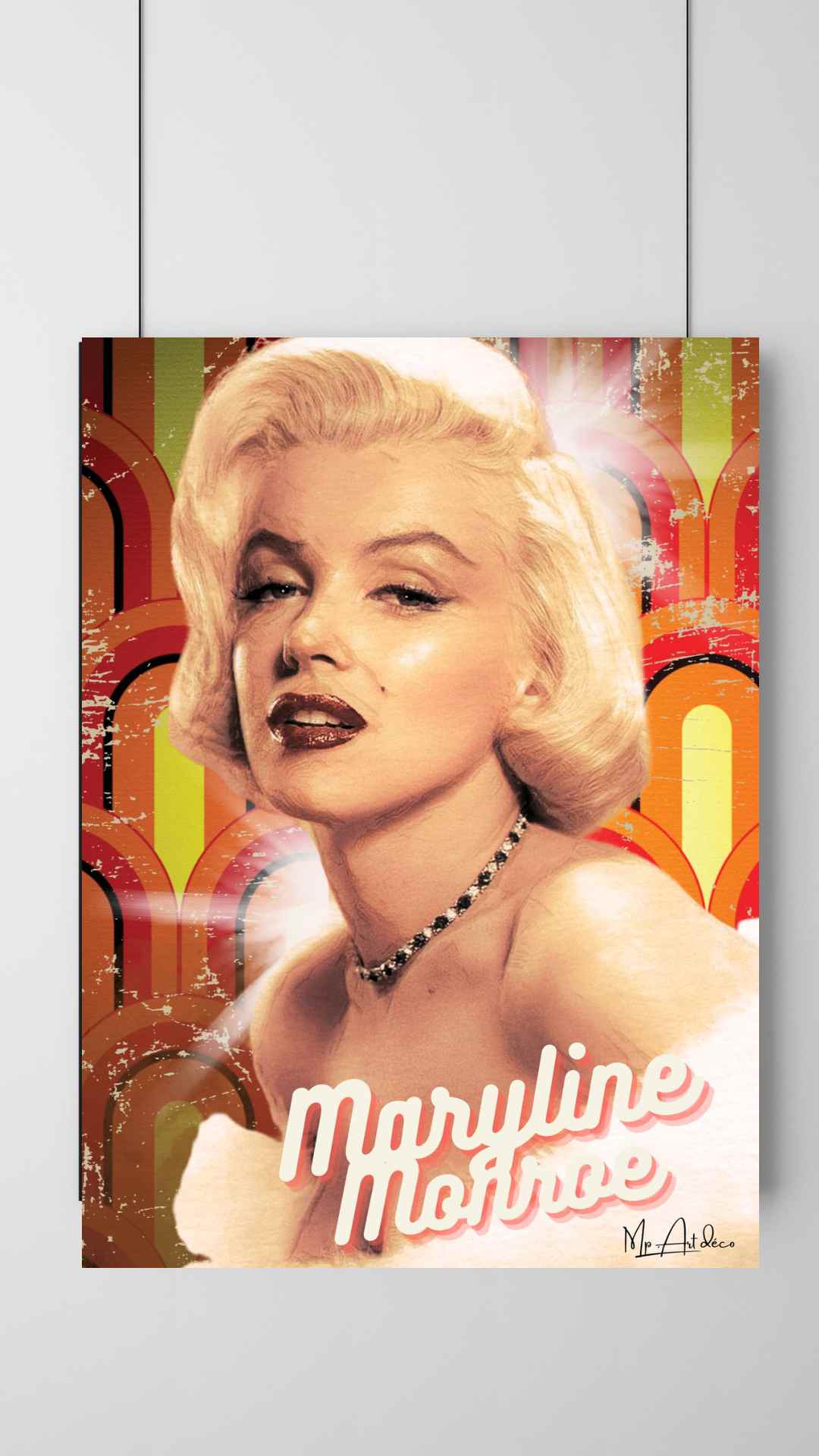 Tableau mural Maryline Monroe