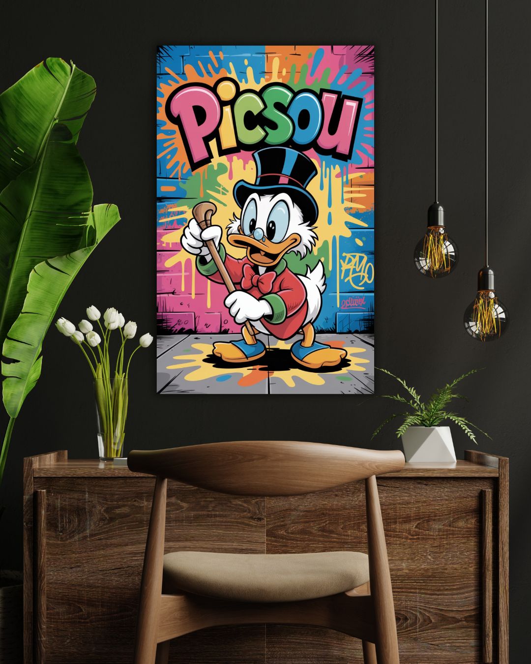 Tableau Picsou street art