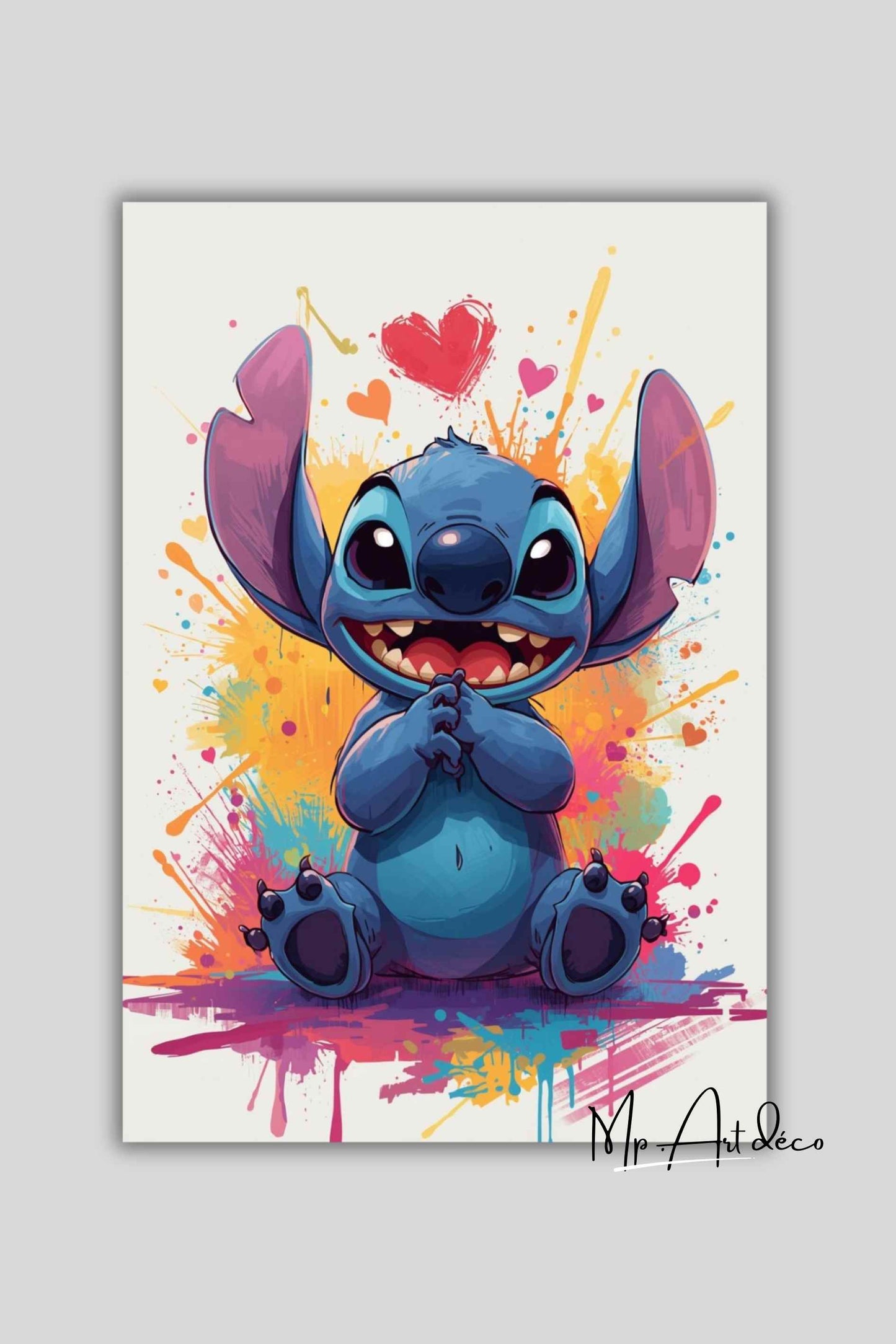 Tableau Stitch street art love