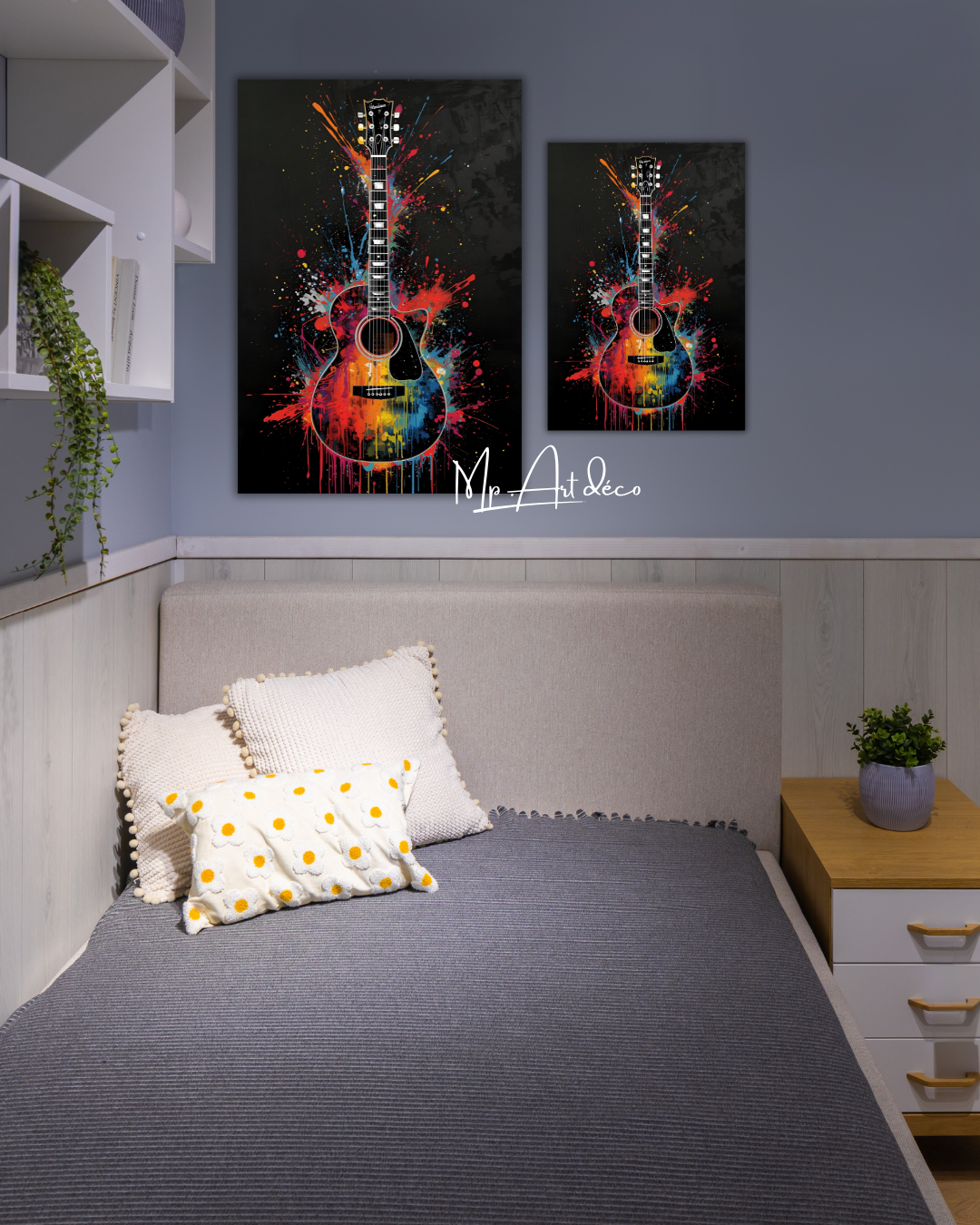 Tableau guitare rock