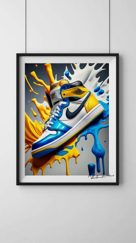 Tableau Nike Jordan street art