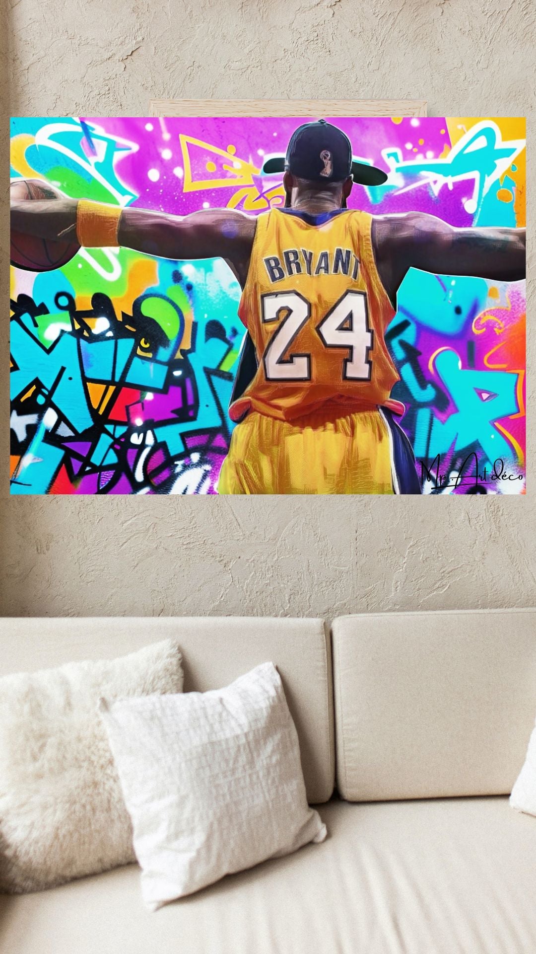 Tableau Kobe Bryant street art