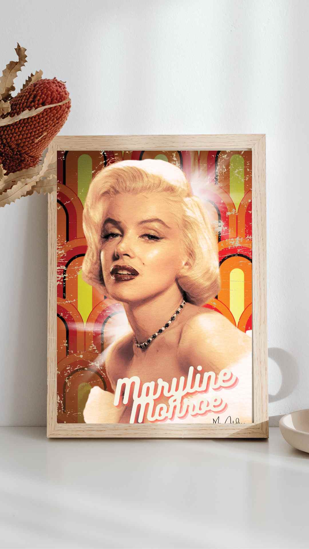 Tableau mural Maryline Monroe