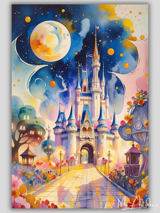 Tableau château Disney