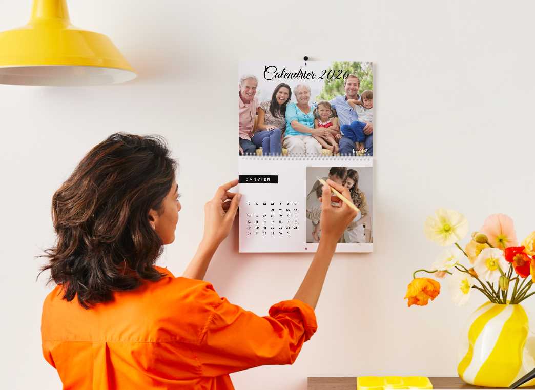 Calendrier 2026 personnalisé