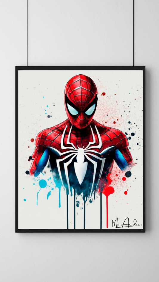 Peinture sur toile Spider Man