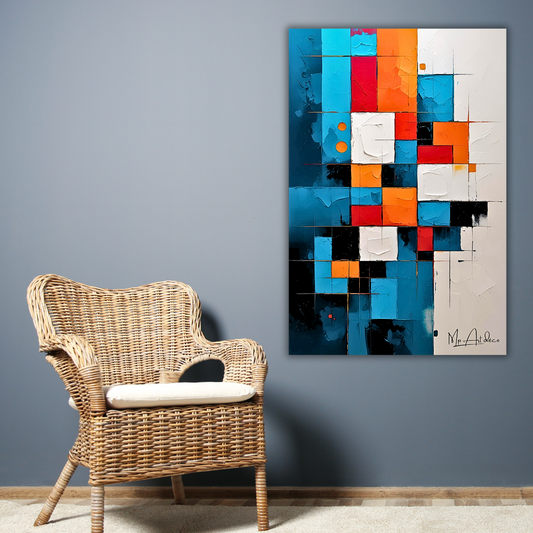Tableau déco design géométrique